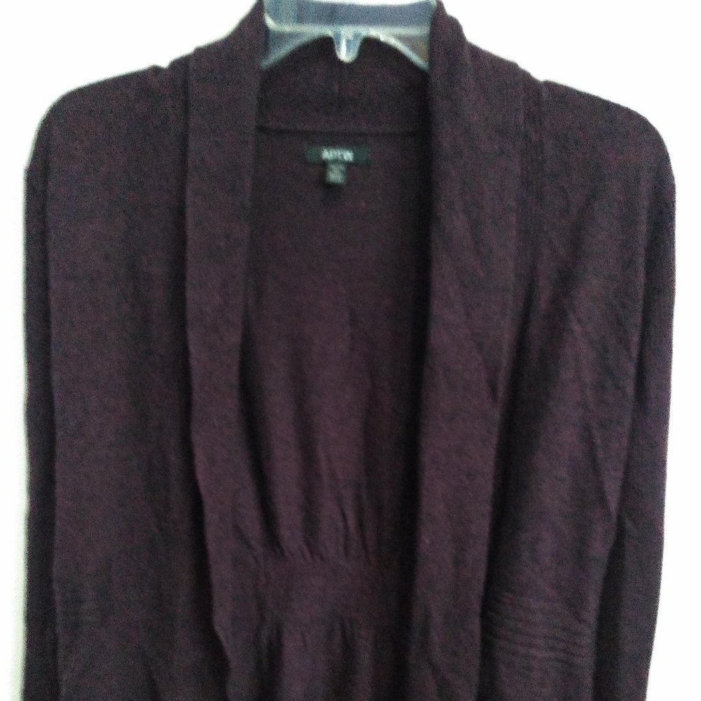 Apt 9 marled wine cardigan petite small
